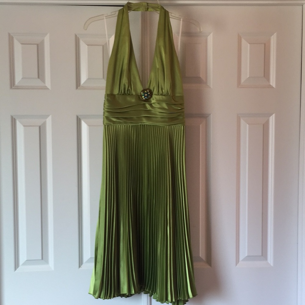 Halter cocktail dress